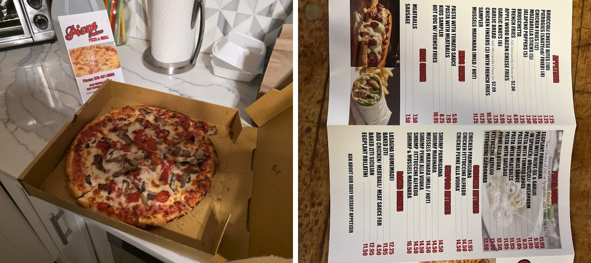 Pizza Palace Pizza & Grill Menu